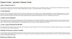 Desktop Screenshot of llamar-gratis.es